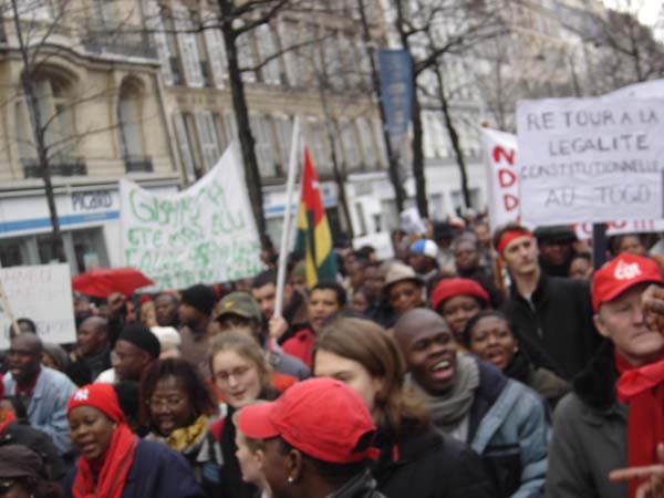 Manifestation à Paris pour la démocratie au Togo 025